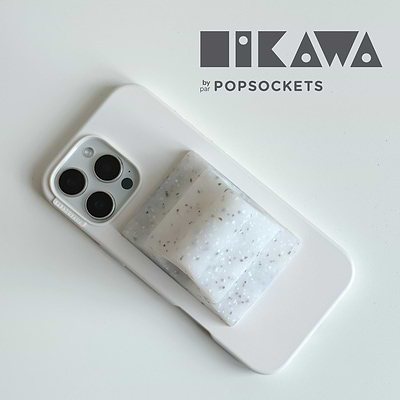 Secondary image for hover Wavy Triangle Recycled Stone &mdash; MagSafe PopGrip